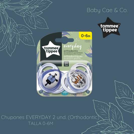 Chupones EveryDay (Orthodontic)0-6m - Tommee Tippee