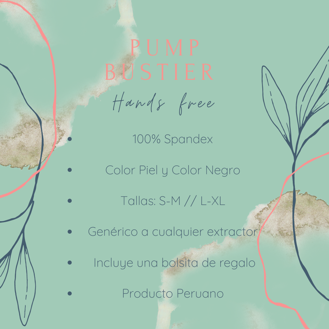 PUMP BUSTIER- Hands free