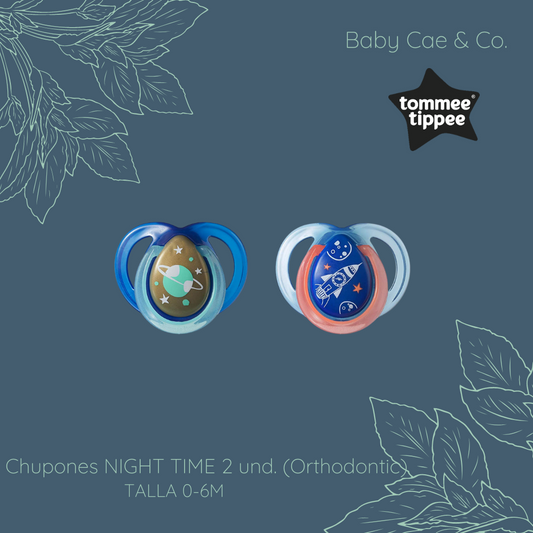 Chupones Night Time (Orthodontic)- Tommee Tippee