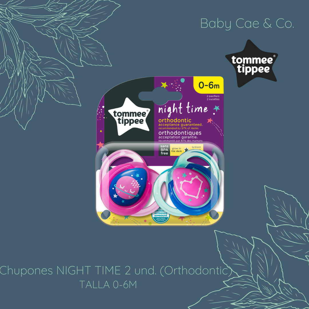 Chupones Night Time (Orthodontic)- Tommee Tippee