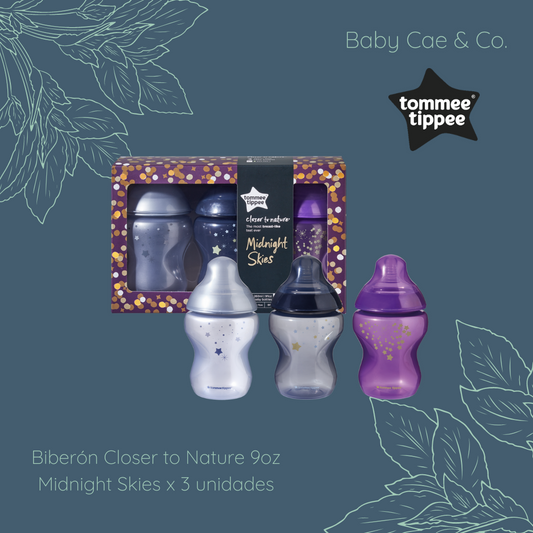 Biberones 🌚Midnight Skies y Morning Skies 🌝 de Tommee Tippee